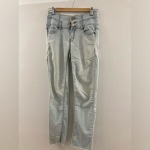 Denim ankle cropped jeans